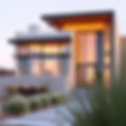 Modern architectural design of a rental home in Vistancia