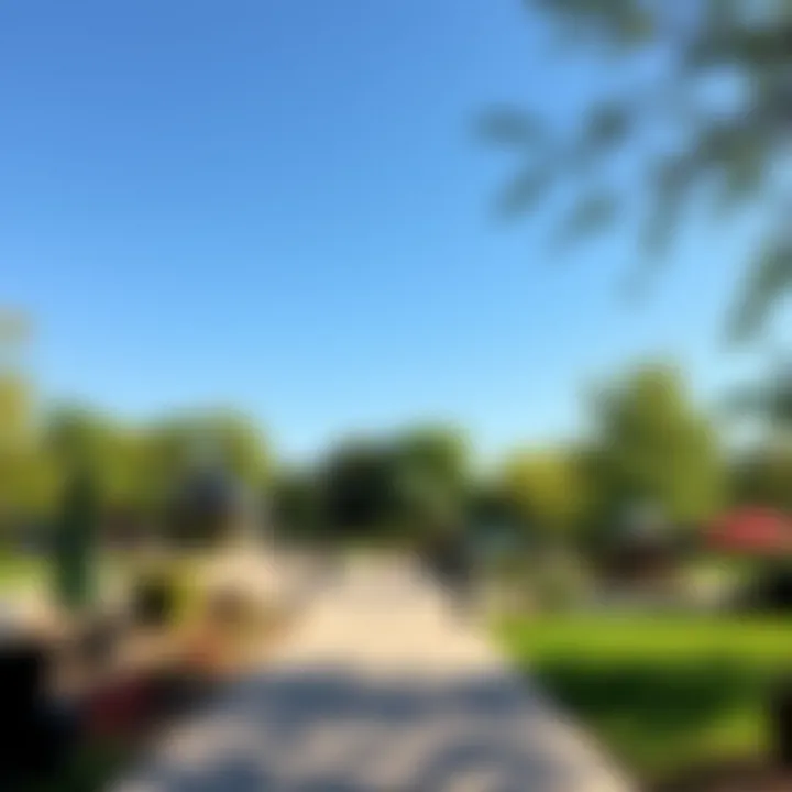 Charming Community Park Charming park in the heart of a Denver district with families enjoying leisure time