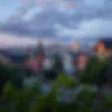 Scenic view of a vibrant Denver neighborhood showcasing local architecture
