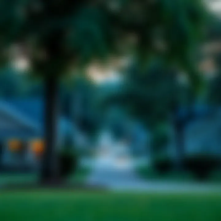 Serenity in Suburban Living Scenic view of a peaceful suburban neighborhood