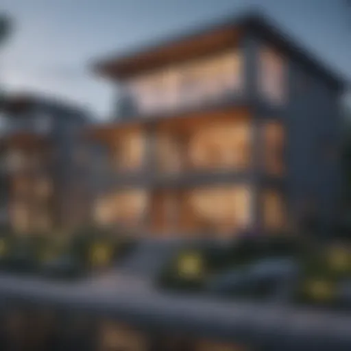 Illustration of various rental property types
