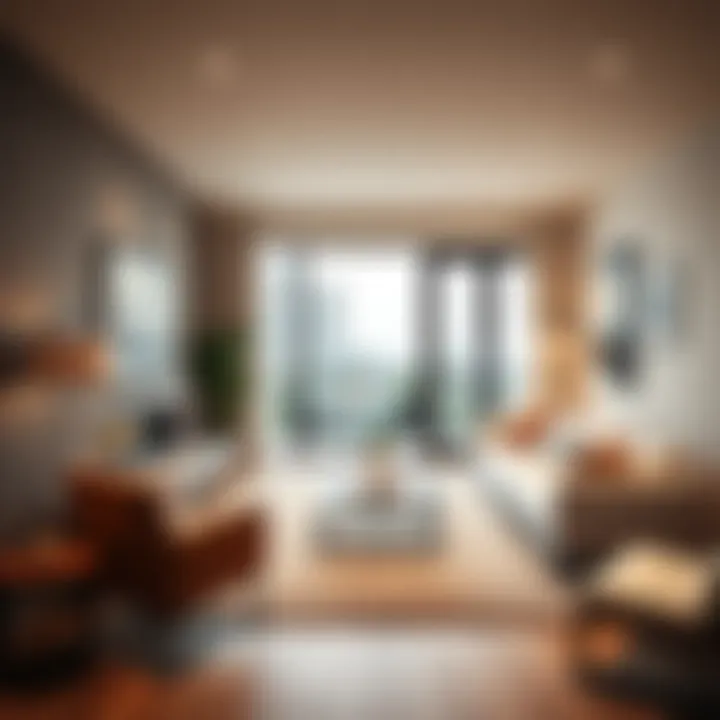 Elegant Interior Spaces in Leschi View Apartments Interior living space at Leschi View Apartments designed with elegance