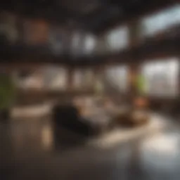 Stylish loft interior highlighting modern design and creative decor
