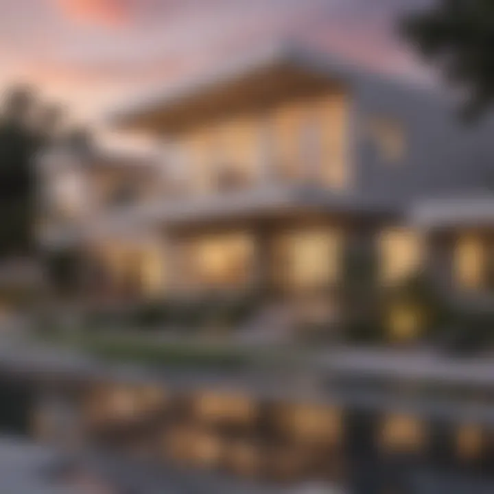 Exterior view of modern off-campus housing near University of Redlands