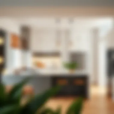 Stylish Kitchen Design Charming kitchen space in a rental home