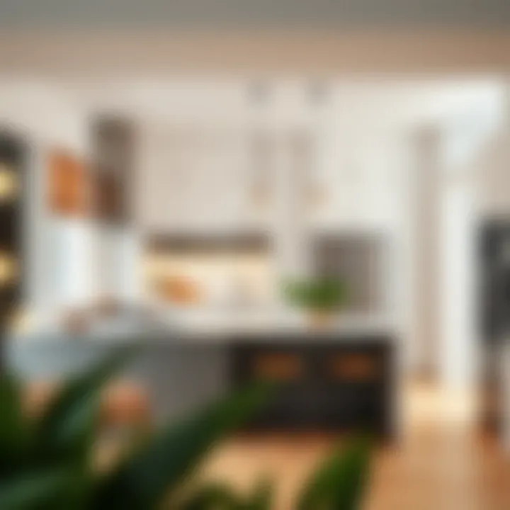 Stylish Kitchen Design Charming kitchen space in a rental home