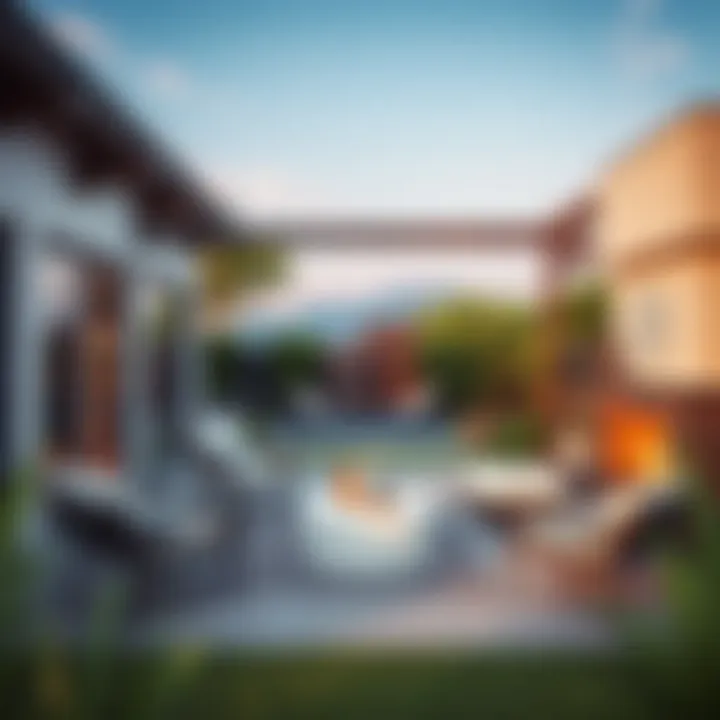 Tranquil Outdoor Retreat Relaxing outdoor area of a rental house