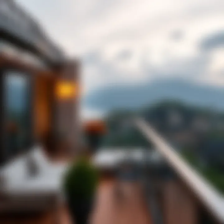 Breathtaking Balcony View Stunning view from a rental property balcony