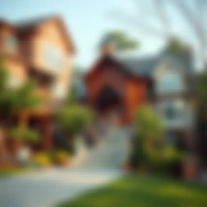 Architectural Diversity in Atlanta Diverse architectural styles in a neighborhood