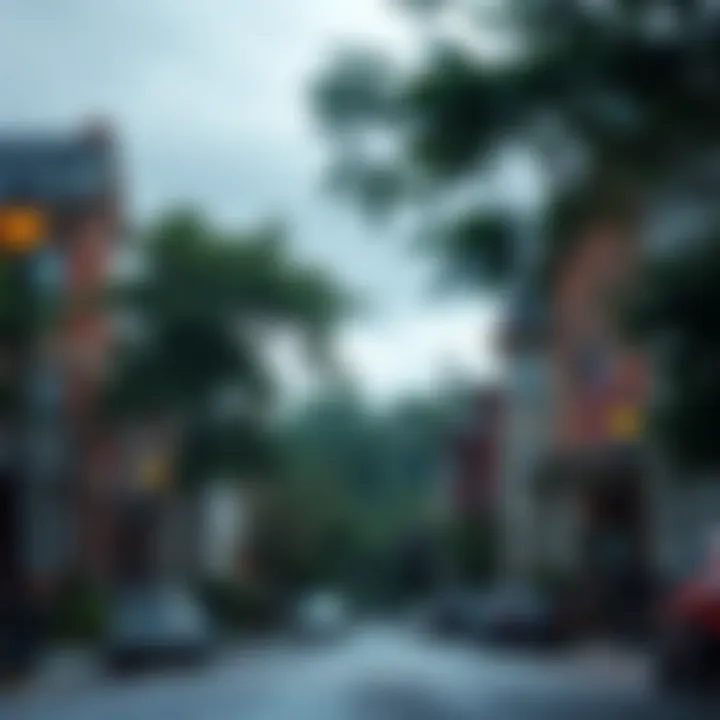 Historic Charm of Atlanta's Neighborhoods A picturesque street lined with historic homes