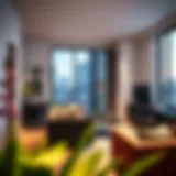 Modern apartment interior with stylish decor in Navy Yard