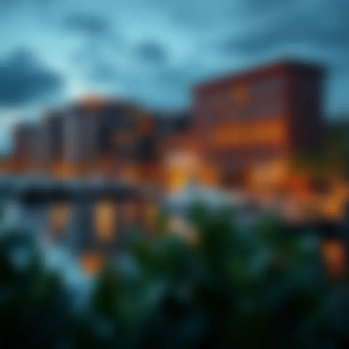 Waterfront View of Navy Yard Vibrant waterfront view showcasing the Navy Yard area