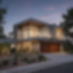 Modern architectural style in a San Antonio subdivision