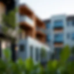 Architectural design of Solano Apartments showcasing modern aesthetics