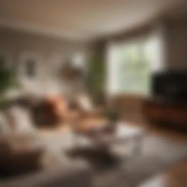 Inviting Interior of a Takoma Apartment Cozy living room setup in a Takoma apartment