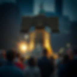 The Liberty Bell surrounded by visitors in Independence National Historical Park