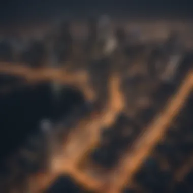 Aerial view of downtown Chicago showcasing the skyline and river.