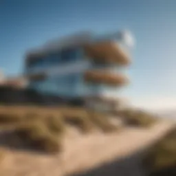 Stunning view of the Dunes Apartments showcasing modern architecture