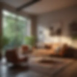 A cozy room with natural light and decor