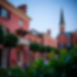 Historic architecture in Georgetown showcasing colonial charm