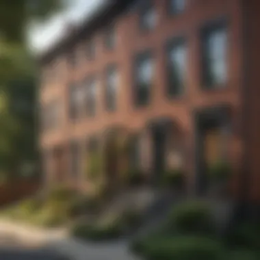 Historic Architecture of Georgetown Townhouses Charming Georgetown townhouse exterior showcasing historic architecture