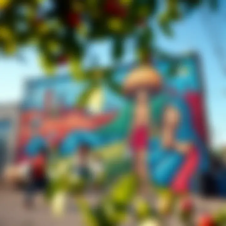 Artistic mural showcasing the culture of West Seattle
