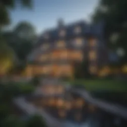 A serene residential property showcasing excellent upkeep