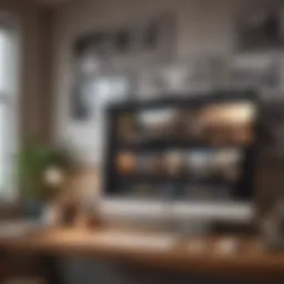 Search results displayed on a computer screen