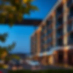 Stunning architectural design of Fort Lincoln Apartments showcasing modern aesthetics