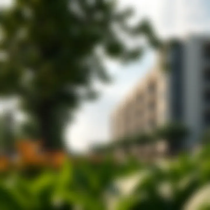 Surrounding Environment of Fort Lincoln Apartments Scenic view of surrounding environment highlighting greenery near Fort Lincoln