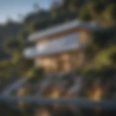 Architectural Diversity in Hollywood Hills Stunning architectural marvel in Hollywood Hills