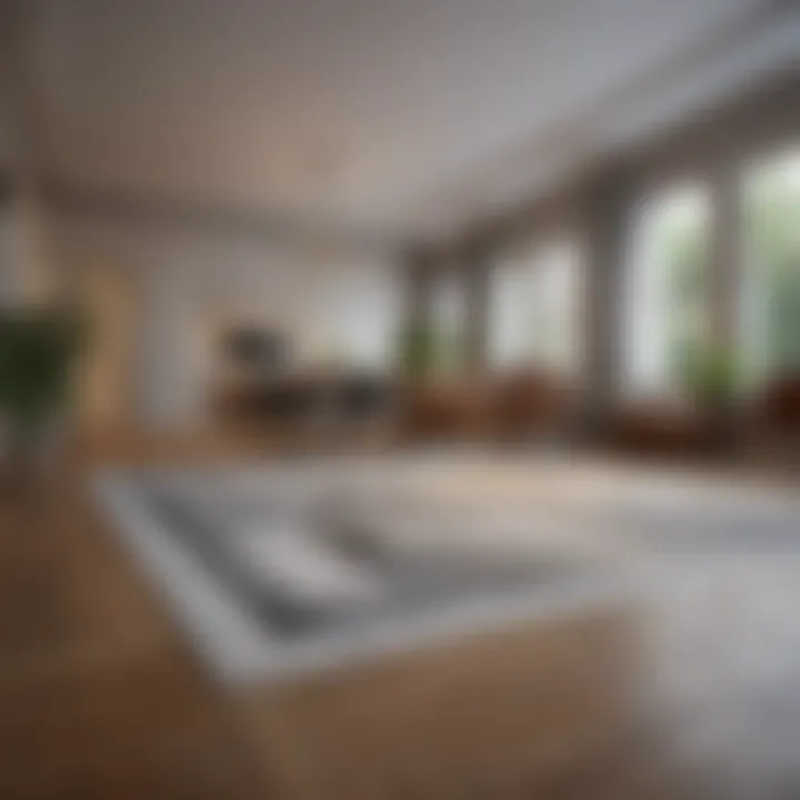 Detailed floor plan with dimensions