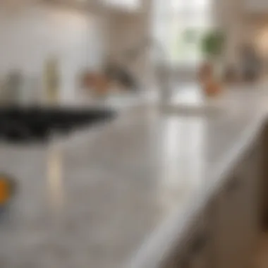 Natural descaling agents on a kitchen counter