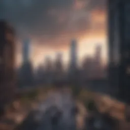 A modern urban skyline representing real estate opportunities