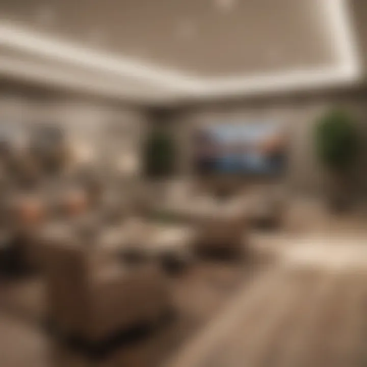 An overview of the activity room filled with diverse programs for resident involvement.