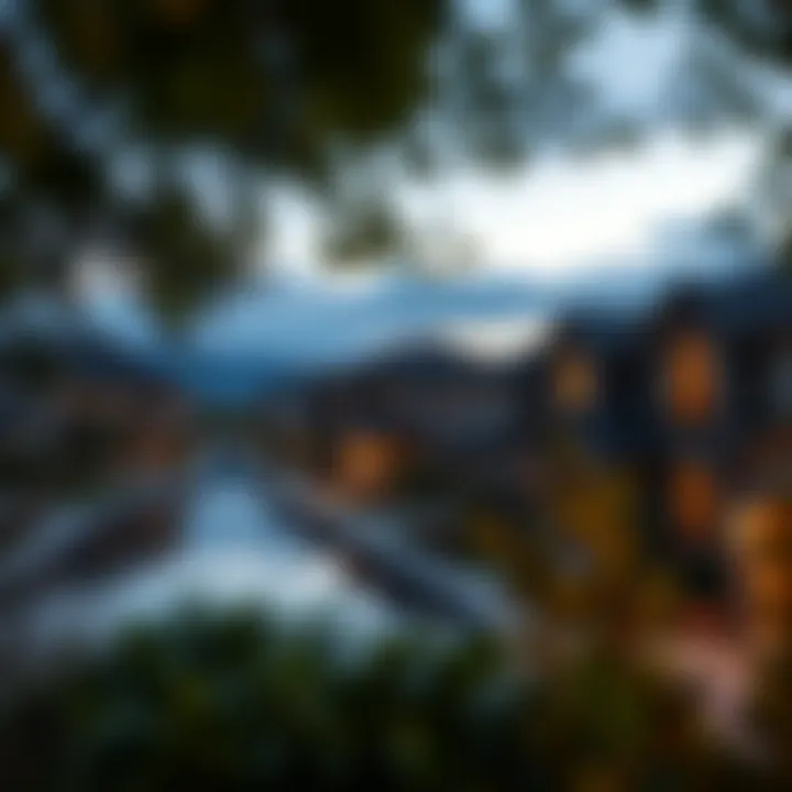 Luxurious Residential Neighborhood Luxurious residential neighborhood