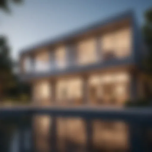 A luxurious property showcasing modern architecture and design.
