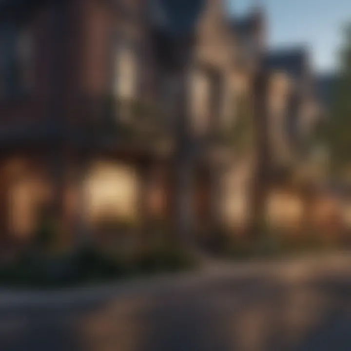 A vibrant neighborhood bustling with life and potential.