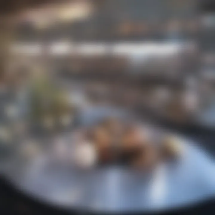 Local cafe bustling with activity and colorful decor