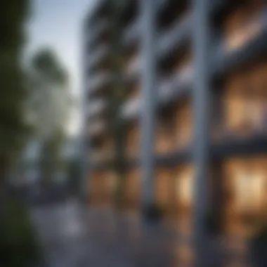 Exploring Modern Rental Opportunities Modern apartment building showcasing rental potential