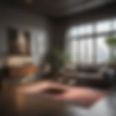 Shared Urban Living Space Urban apartment living space showcasing shared amenities