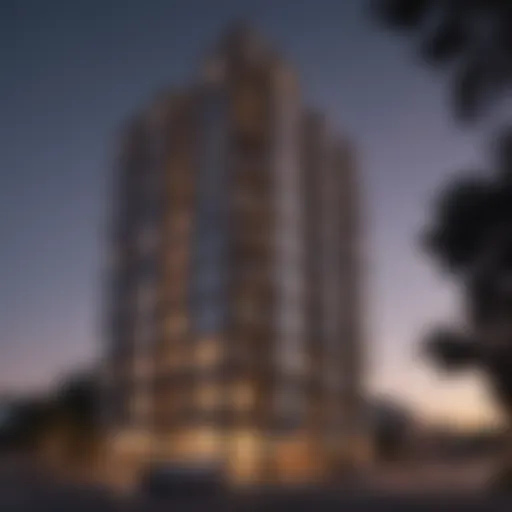 Stunning view of Los Feliz Towers showcasing architectural elegance