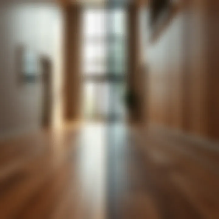 Transformation of Fake Wood Floors After Cleaning Before and after cleaning synthetic wood flooring