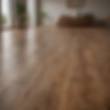 Well-maintained laminate floor showcasing its longevity