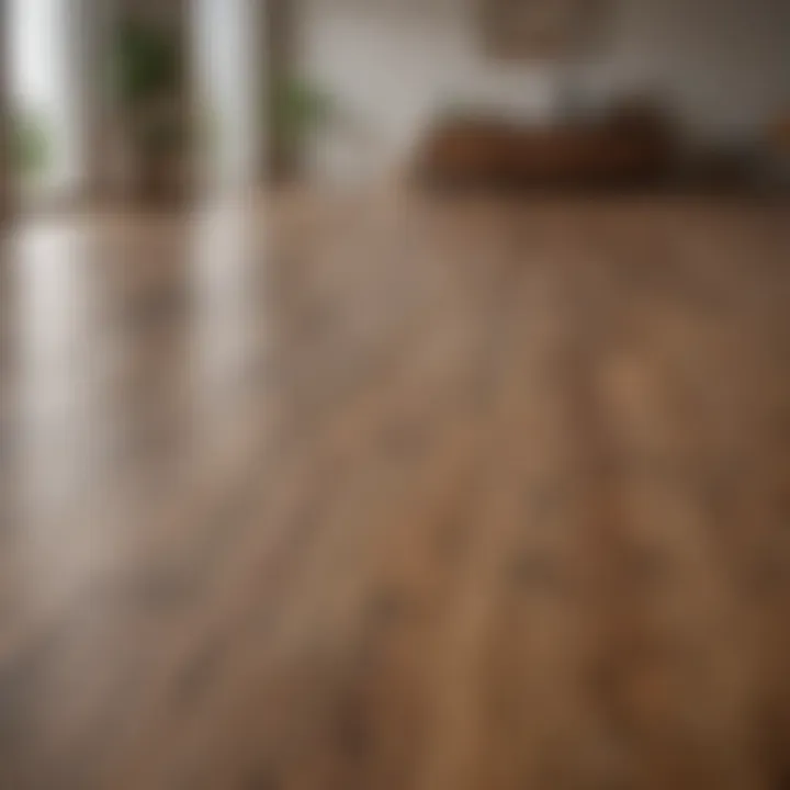 Well-maintained laminate floor showcasing its longevity