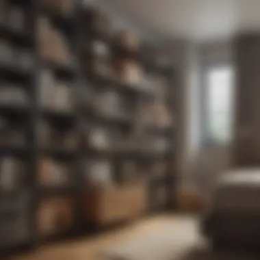 Enhancing Vertical Storage Solutions Clever use of vertical space with shelves and hooks
