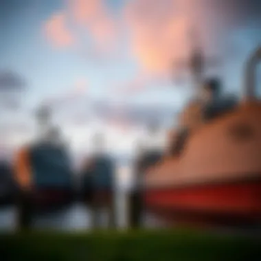 Historic Military Vessels Docked at Meridian Navy Yard Historic military vessels at the Meridian Navy Yard