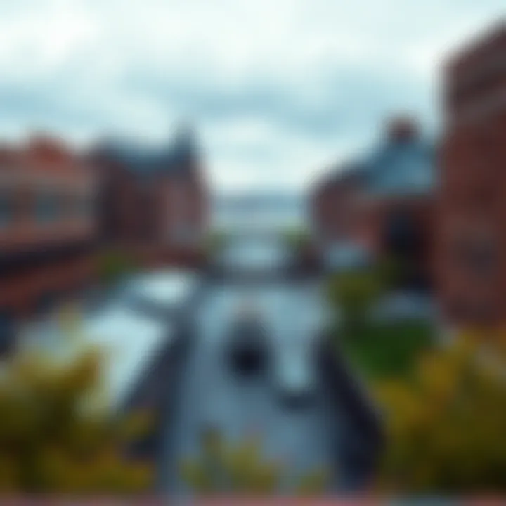 Panoramic Perspective of the Meridian Navy Yard Panoramic view of the Meridian Navy Yard