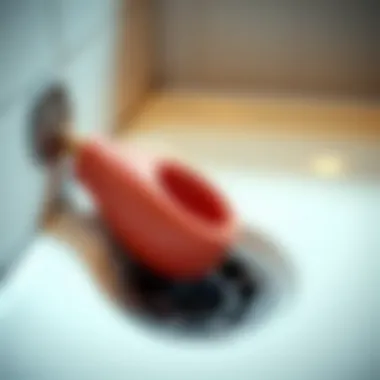 Effective Techniques for Drain Clearance Using a plunger to clear a shower drain