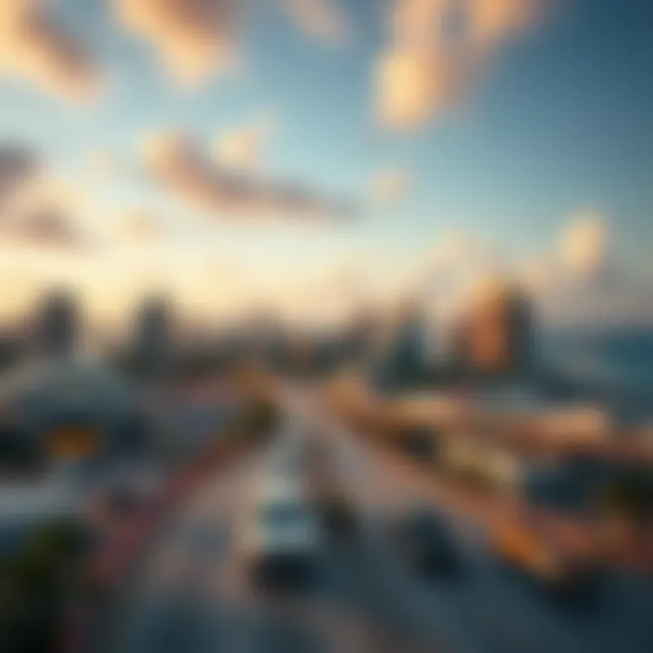 Mapping Miami's Road History Historical map showcasing Miami's road evolution